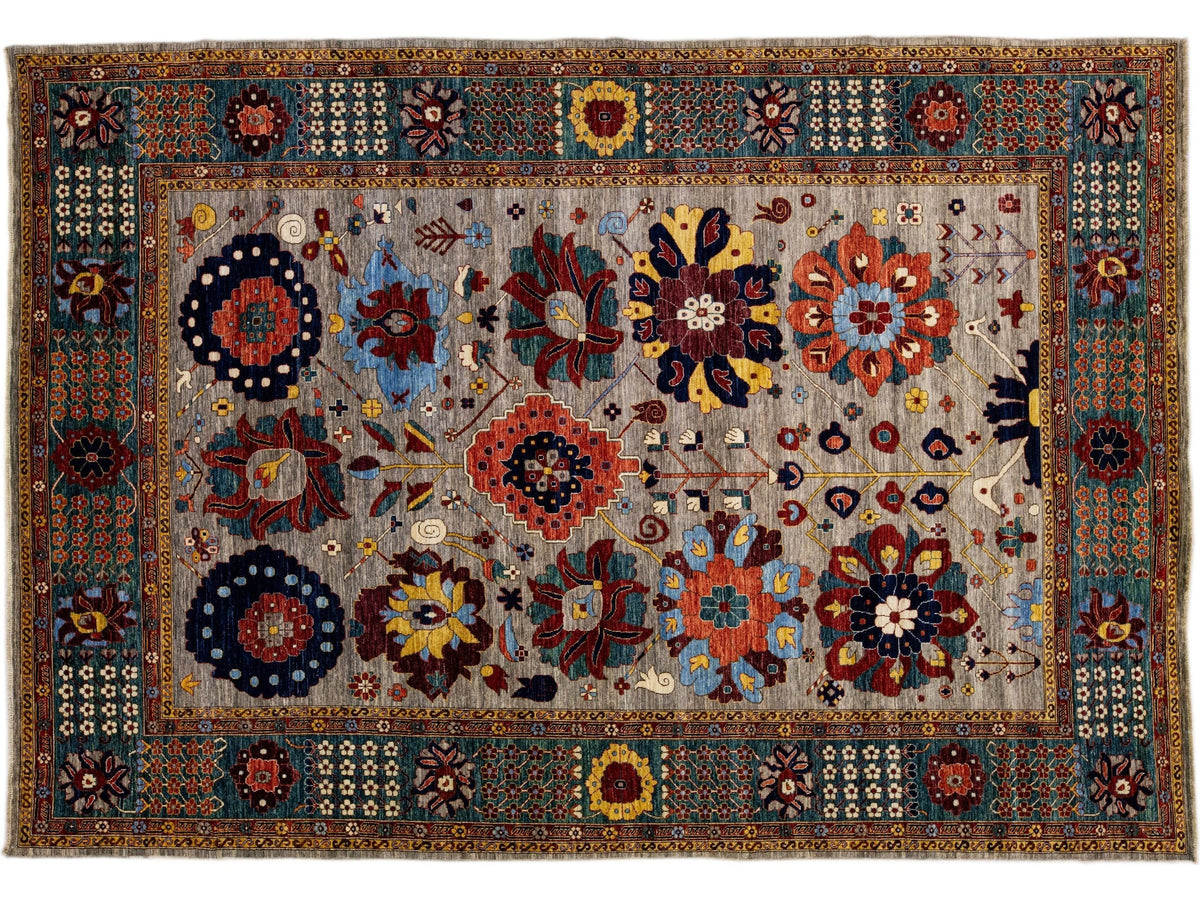 Modern Serapi Wool Rug 10 X 14