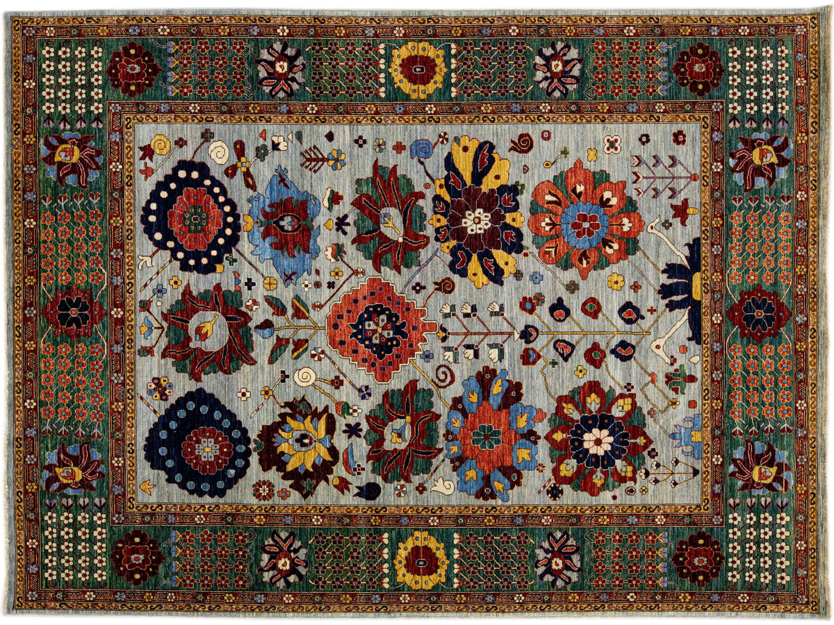Modern Serapi Wool Rug 9 X 12