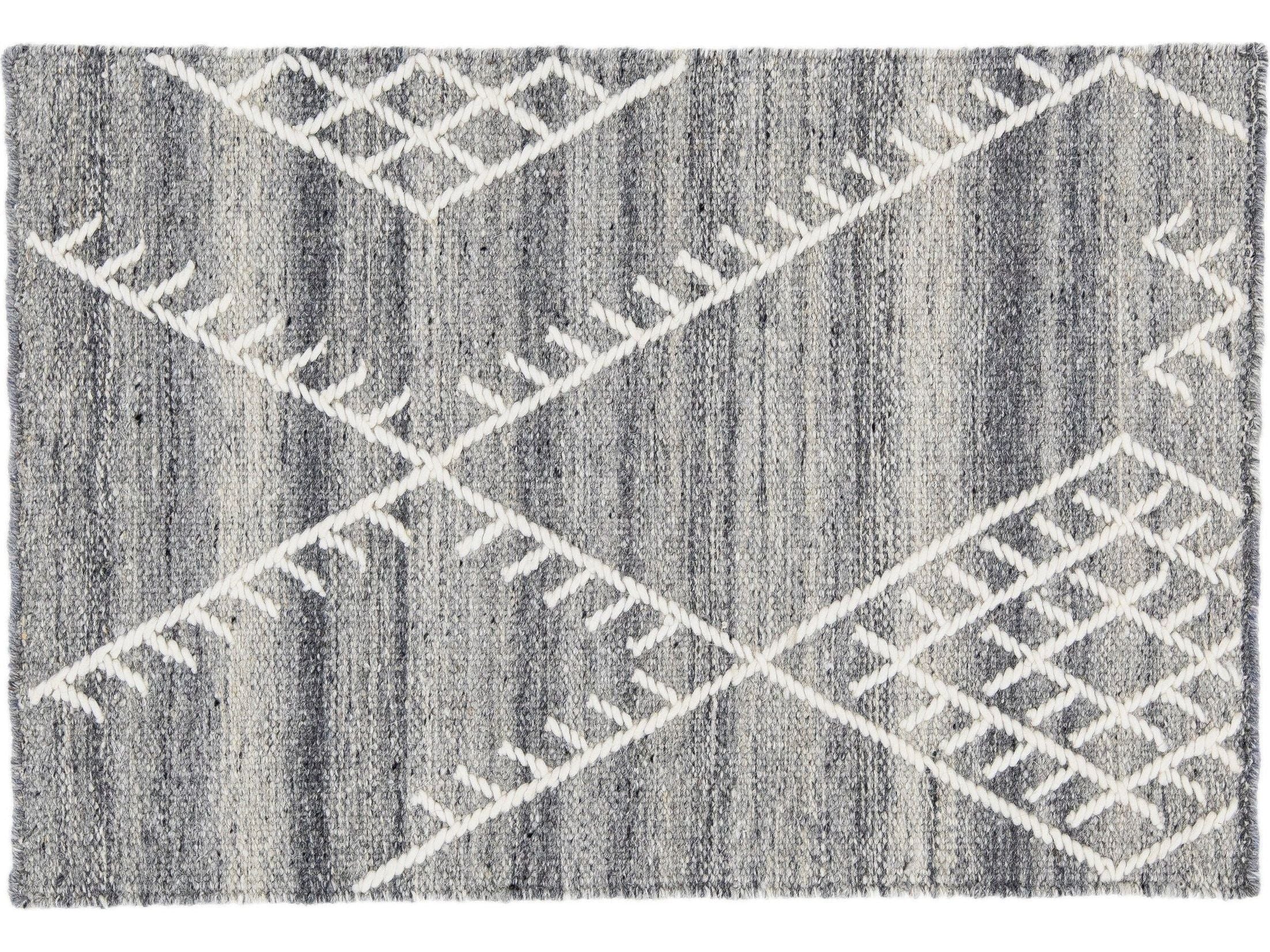 Modern Kilim Style Custom Wool Rug