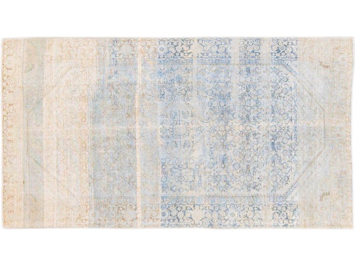 Antique Mahal Wool Rug 5 X 10