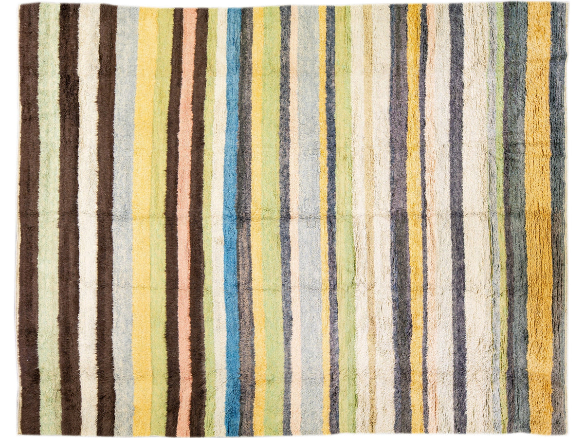Modern Turkish Tulu Wool Rug 13 X 16