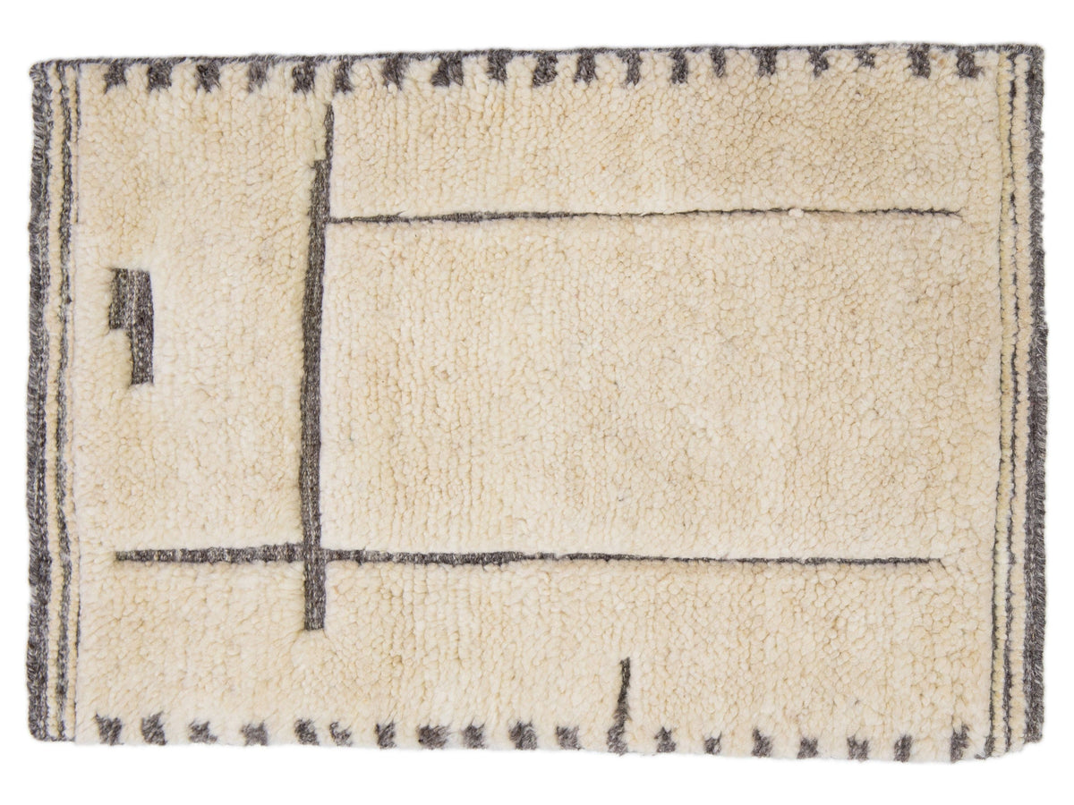 Modern Moroccan Wool Custom Rug
