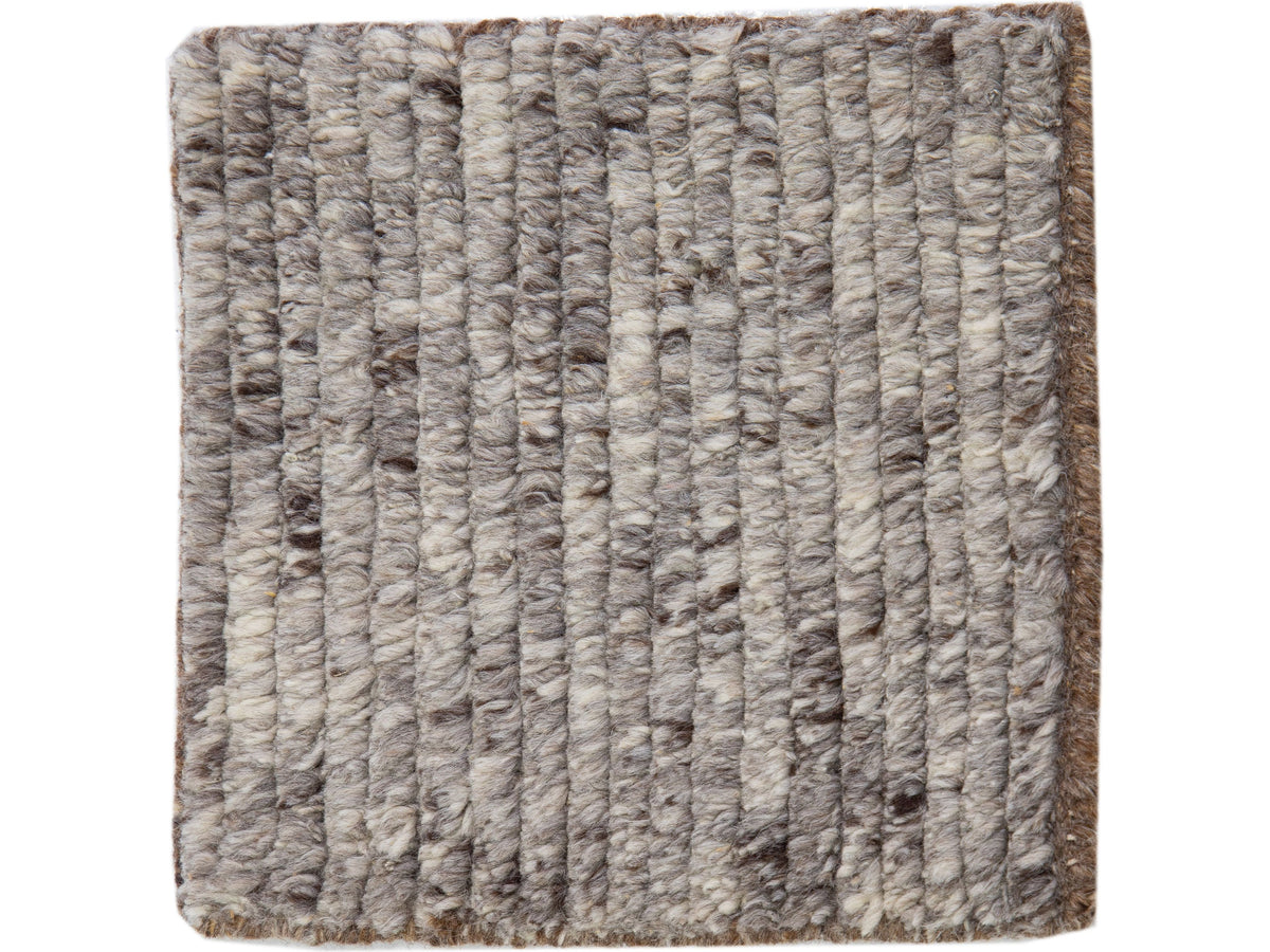 Modern Textured Wool Custom Rug