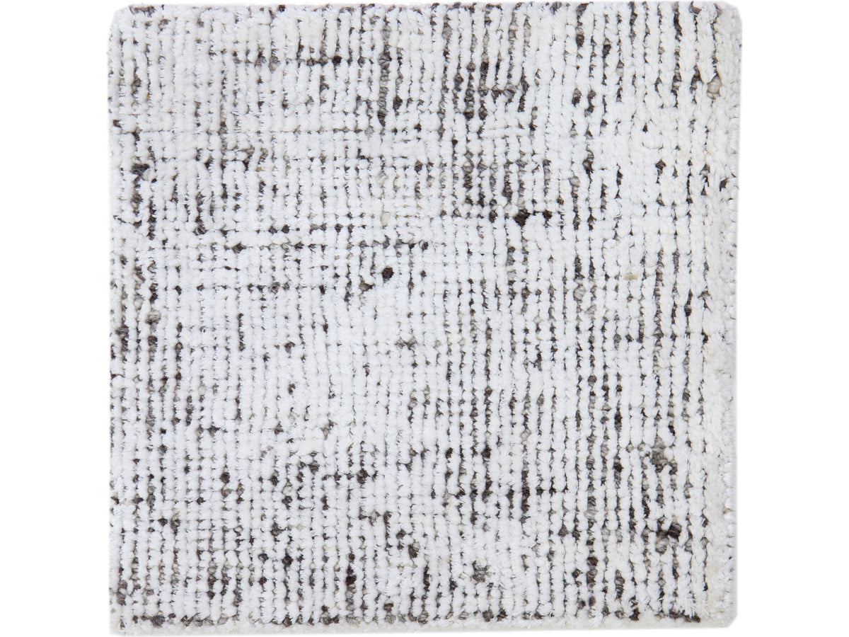 Modern Groove Collection Wool Custom Rug