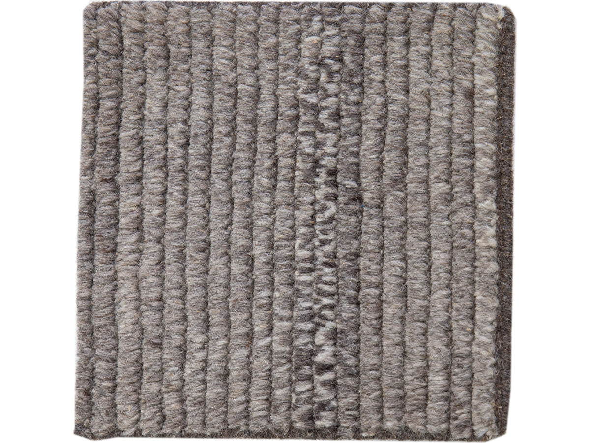 Modern Textured Wool Custom Rug