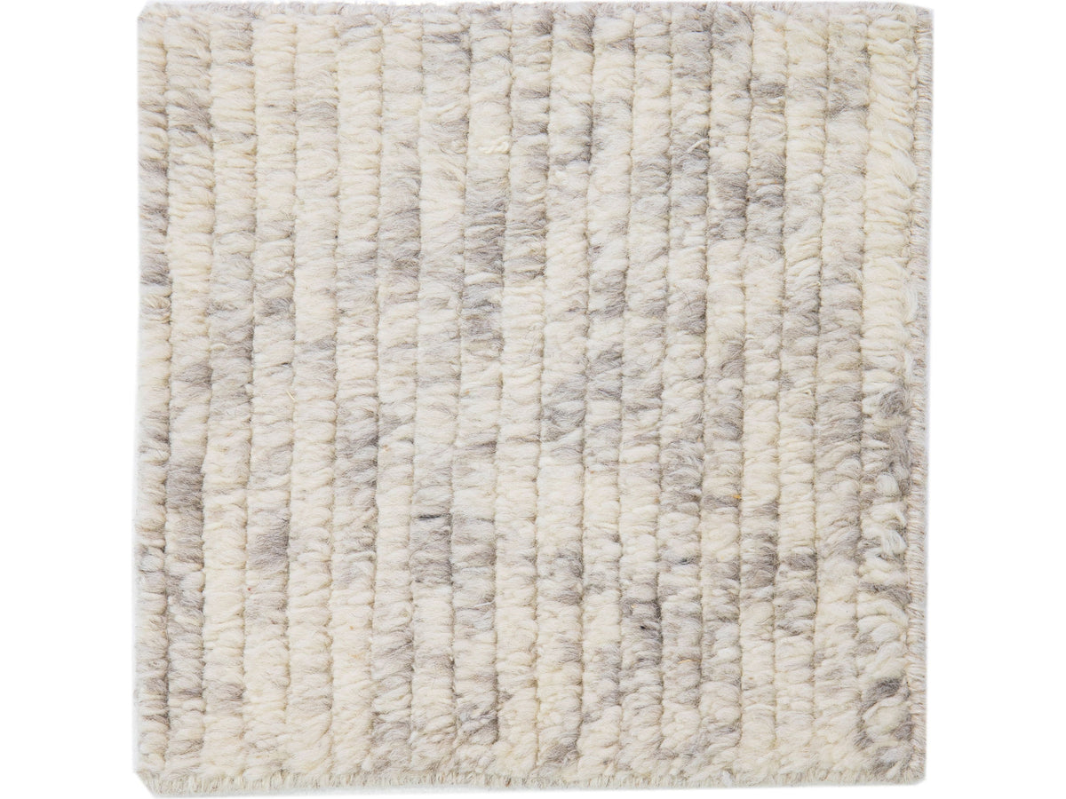 Modern Textured Wool Custom Rug