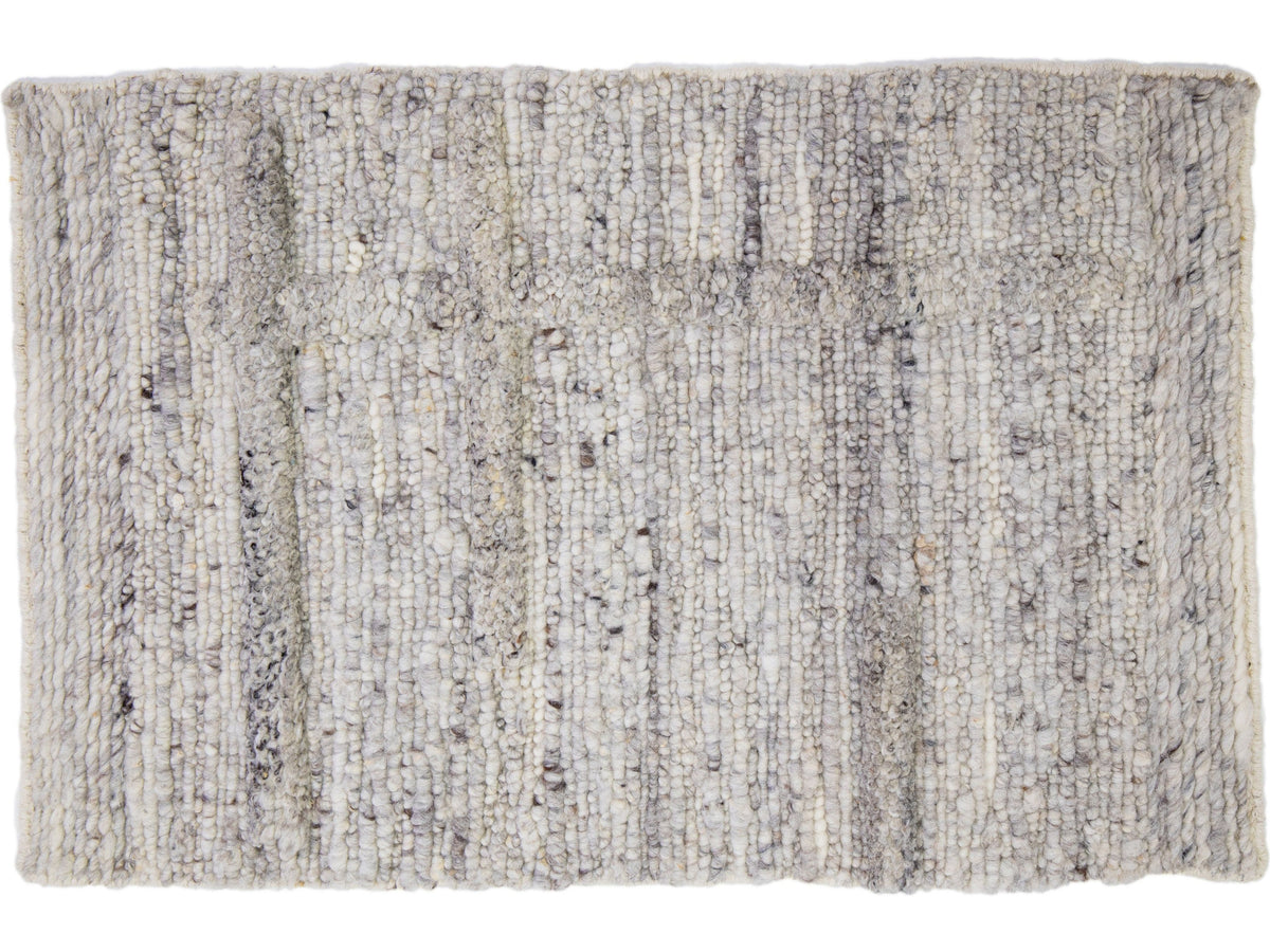 Modern Moroccan Wool Custom Rug
