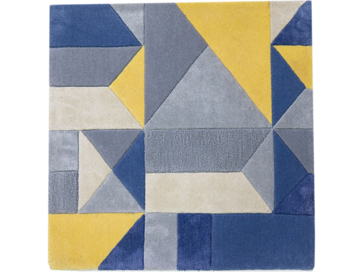 Modern Wool and Silk Custom Rug