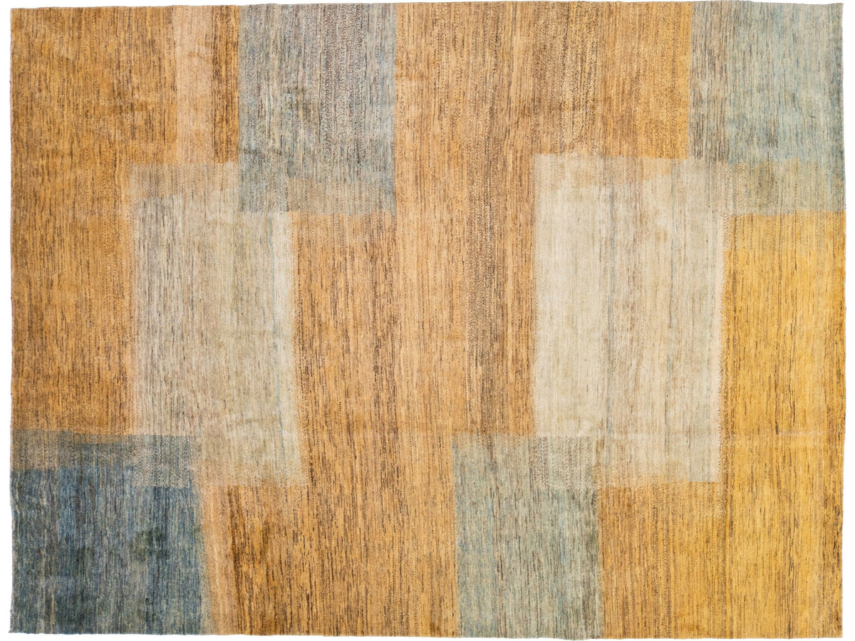 Modern Gabbeh Wool Rug 8 X 11