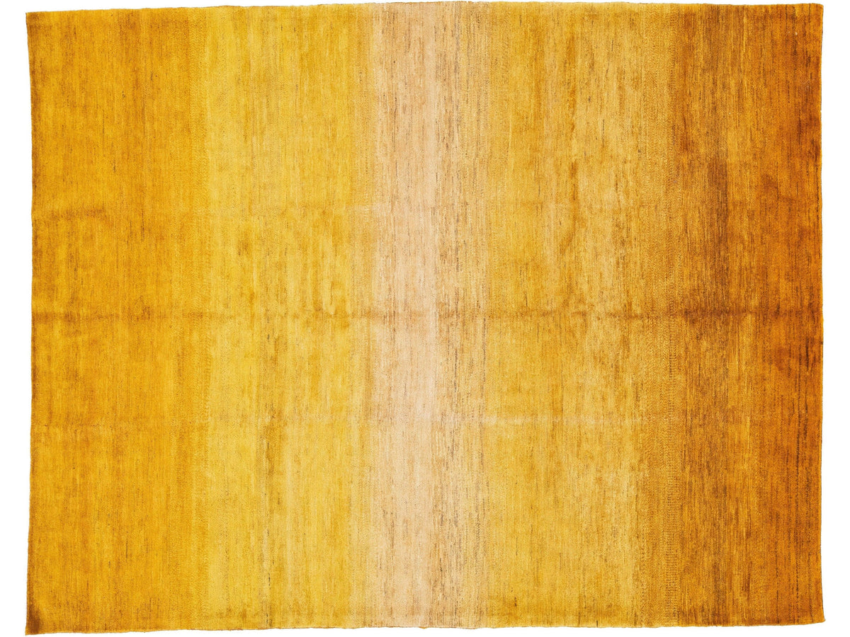 Modern Gabbeh Wool Rug 7 X 9