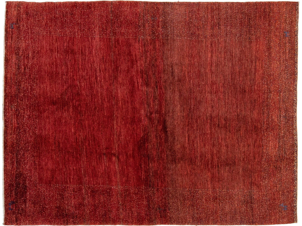Modern Gabbeh Wool Rug 5 X 7