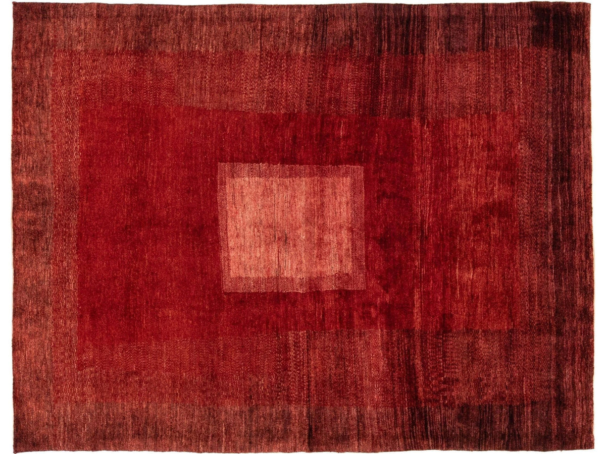 Modern Gabbeh Wool Rug 5 X 6