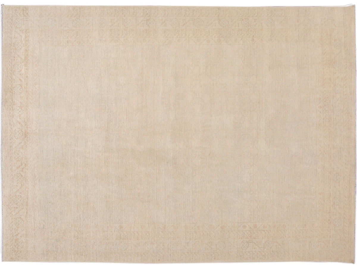 Modern Peshawar Wool Rug 9 X 14