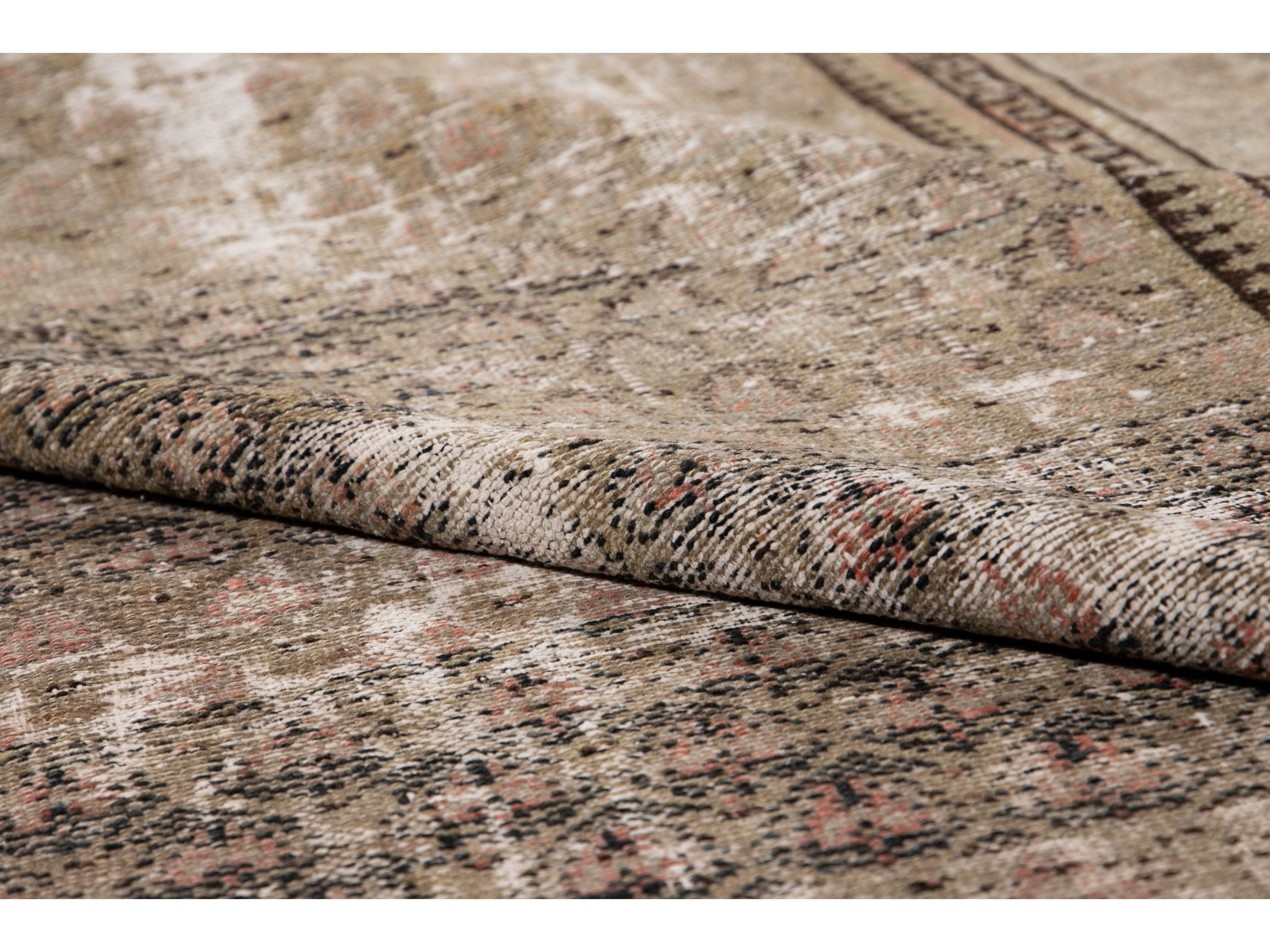 Antique Malayer Wool Runner 6 x 17