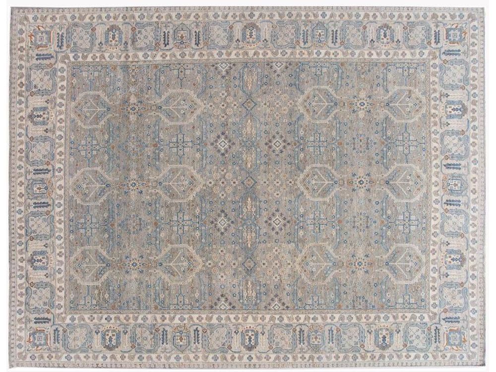 Modern Indian Artisan Wool Rug12 X 16
