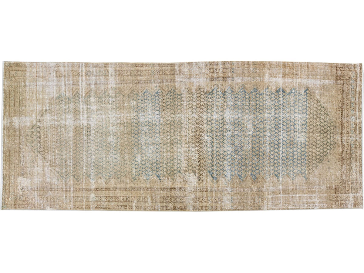 Antique Malayer Wool Runner 6 X 16