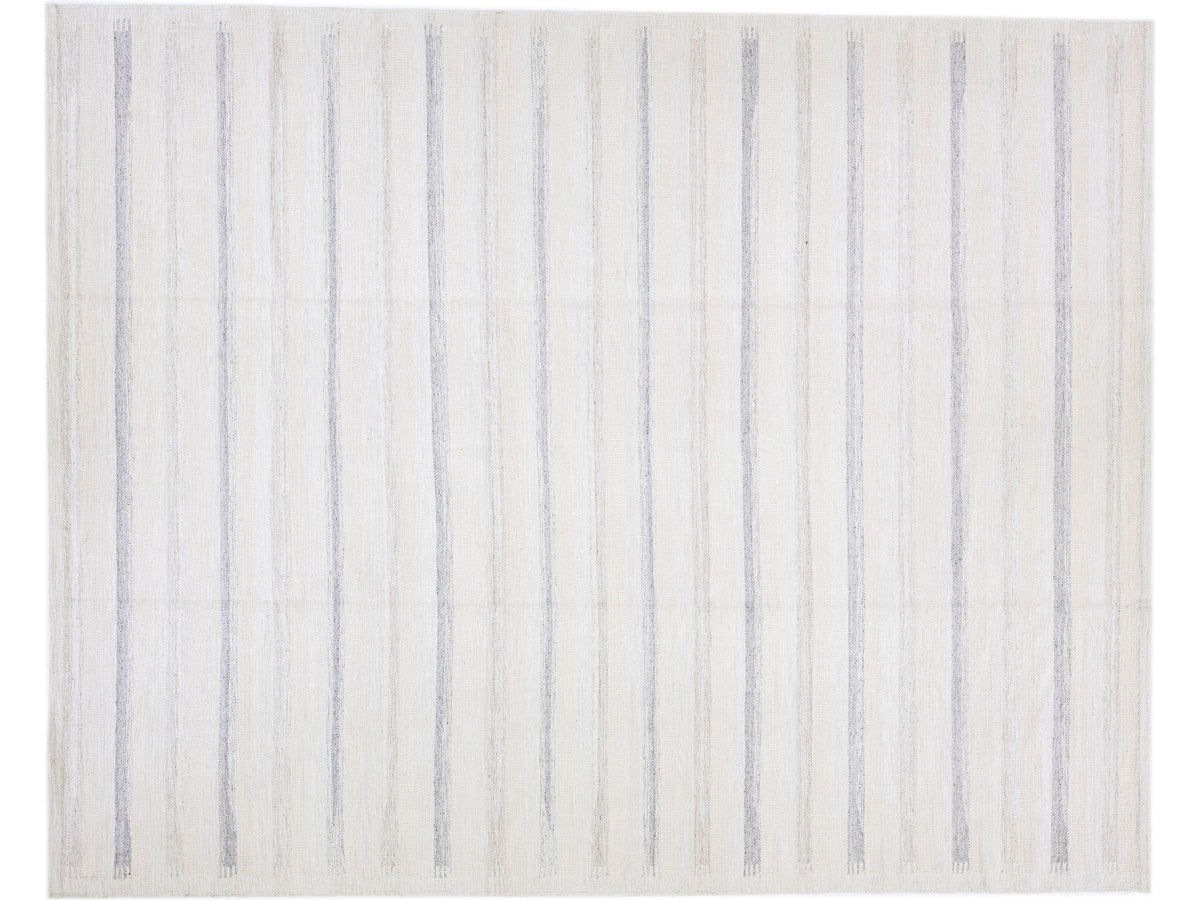 Modern Swedish  Wool Rug 12 X 15