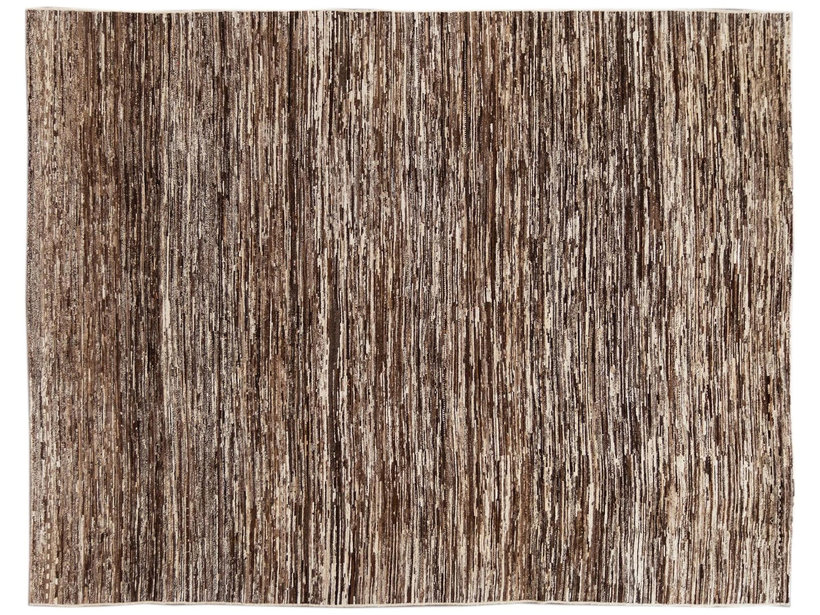 Modern Moroccan-Style Wool Rug 9 X 13