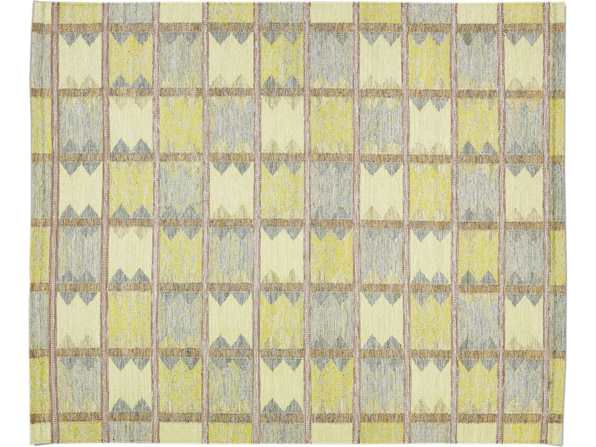 Modern Scandinavian Wool Rug 8 X 10