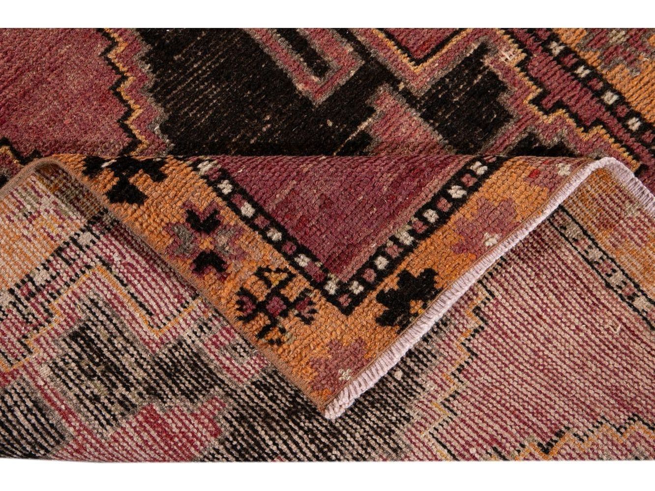 Vintage Turkish  Wool Runner 3 X 9
