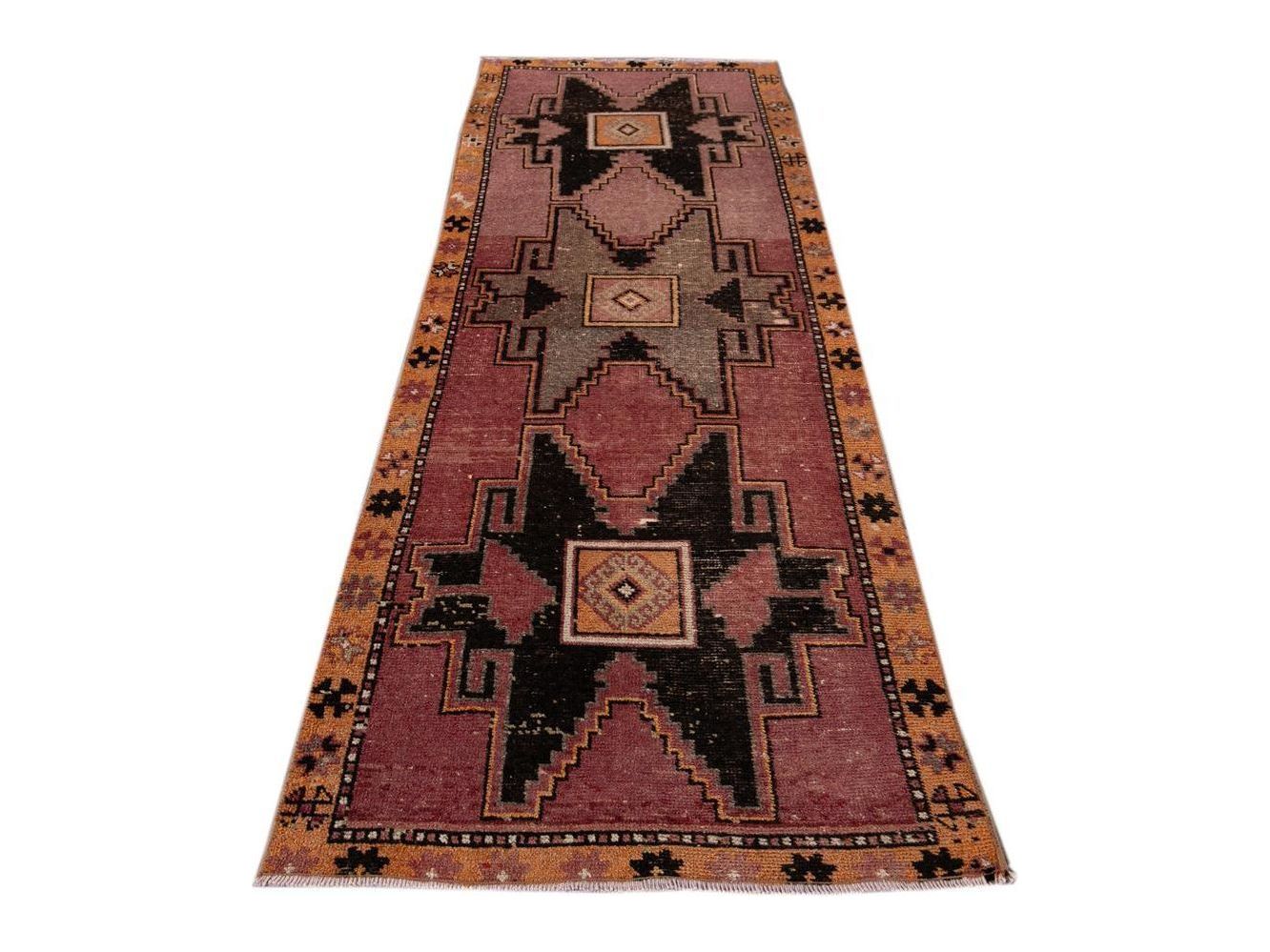 Vintage Turkish  Wool Runner 3 X 9