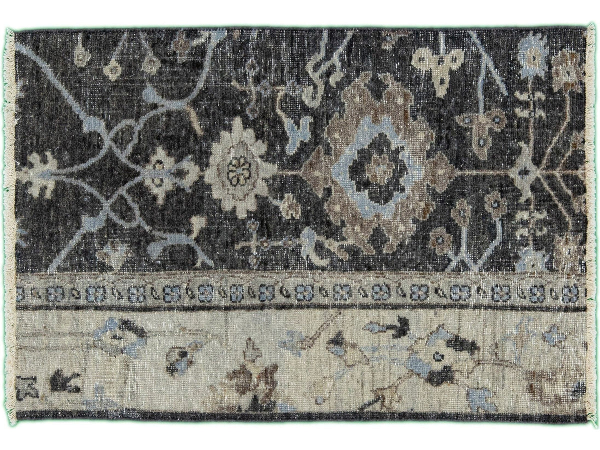 Modern Tabriz Style Wool Custom Rug