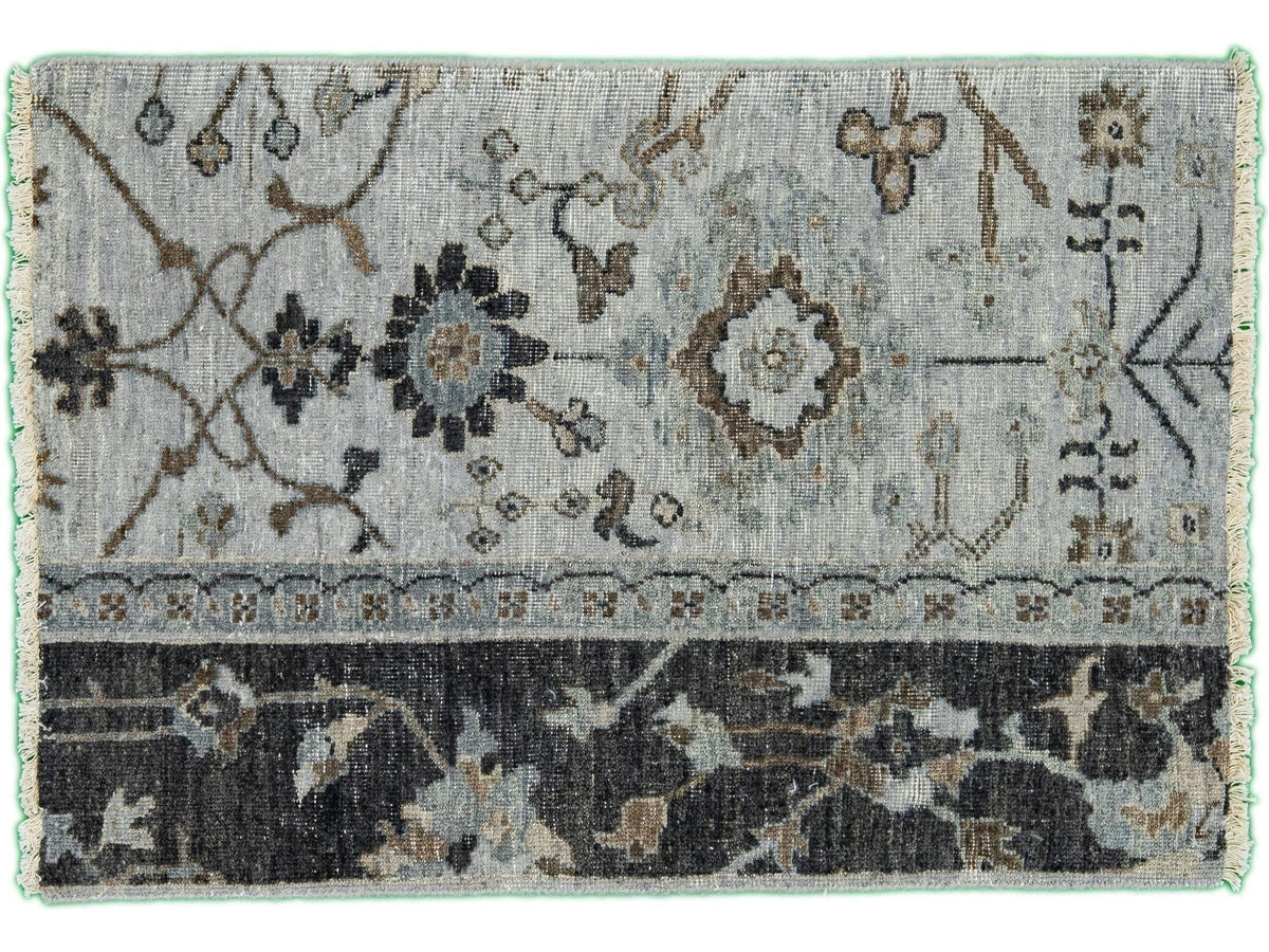 Modern Tabriz Style Wool Custom Rug