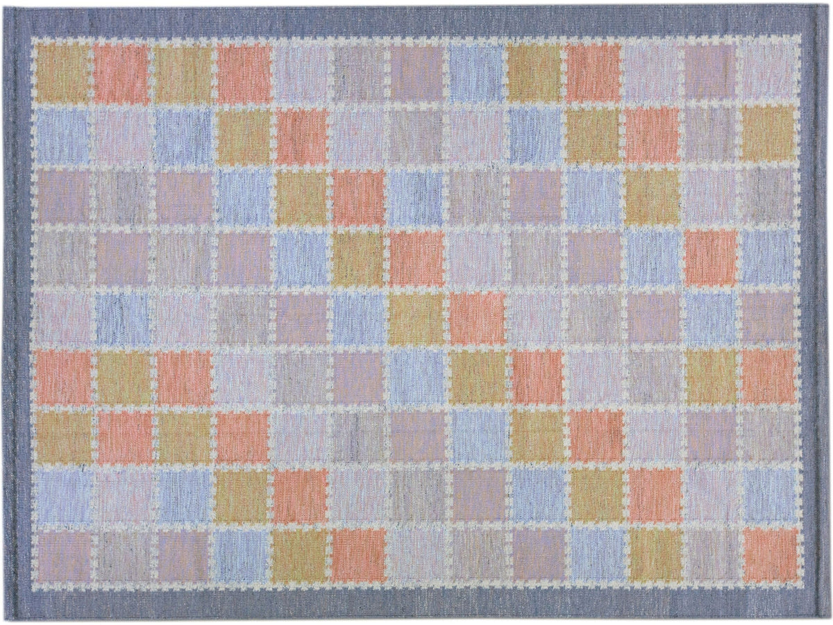 Modern Scandinavian Wool Rug 9 X 12