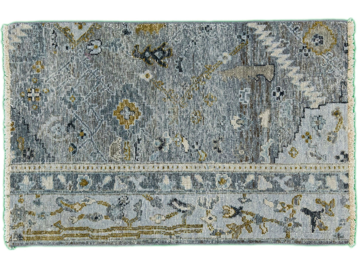 Modern Tabriz Style Wool Custom Rug