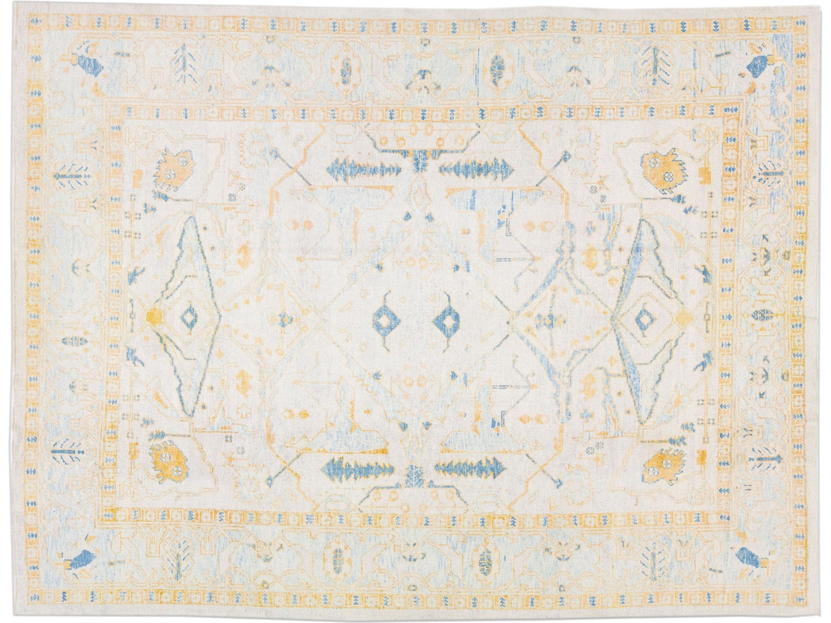 Modern Turkish Wool Rug 10 X 14