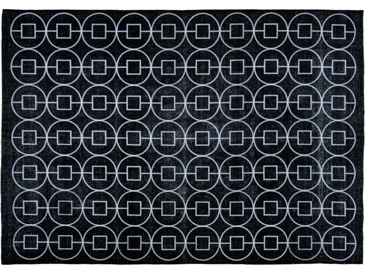 Modern Turkish Wool Rug 10 X 14