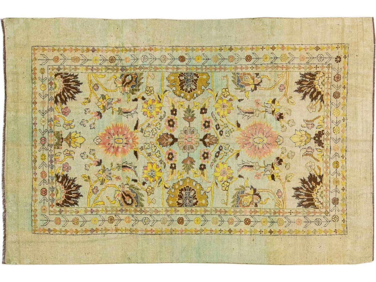 Vintage Bakshaish Wool Rug 7 X 10