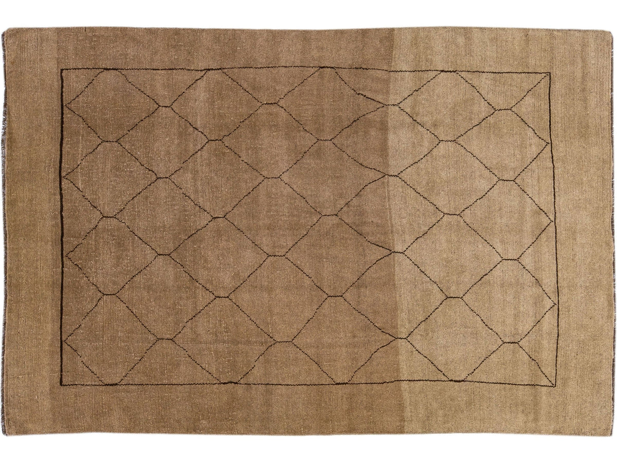 Vintage Moroccan Wool Rug 7 X 11