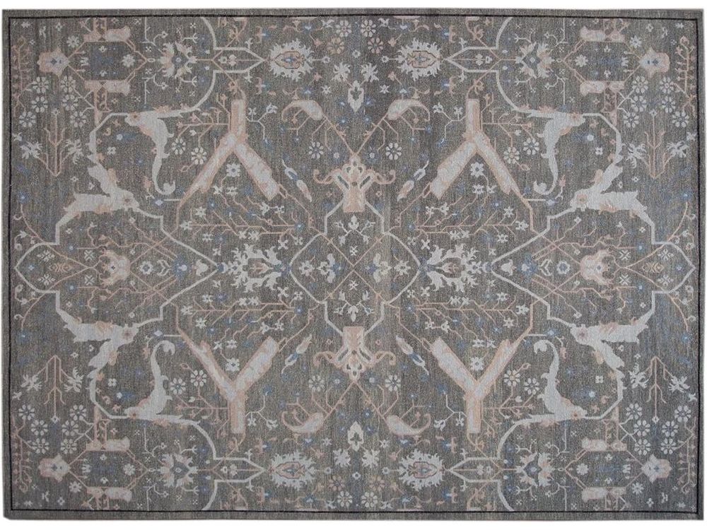 Modern Soumak Oversize Wool Rug 12 x 15