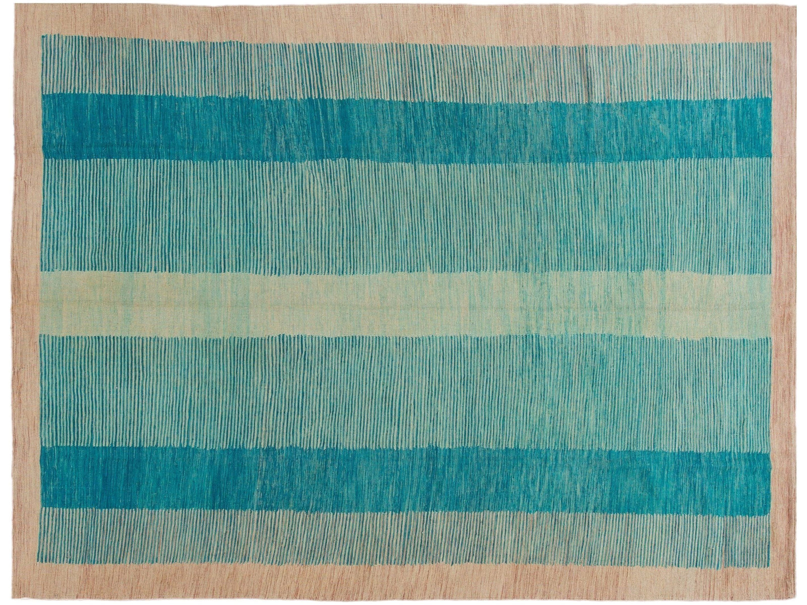 Modern Kilim Wool Rug 9 X 12