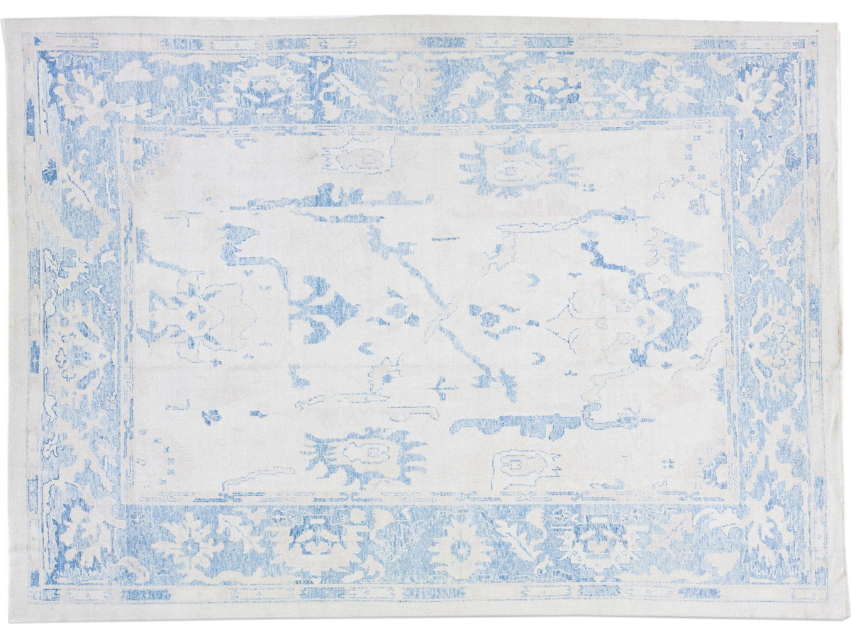 Modern Turkish Wool Rug 10 X 14