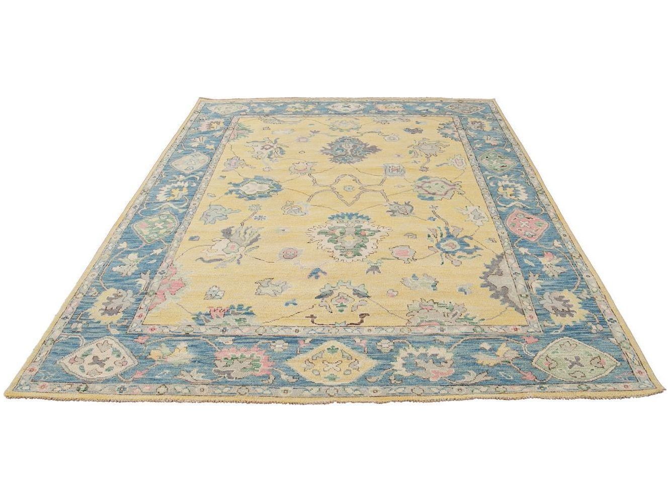 Modern Oushak Wool Rug 8 X 10