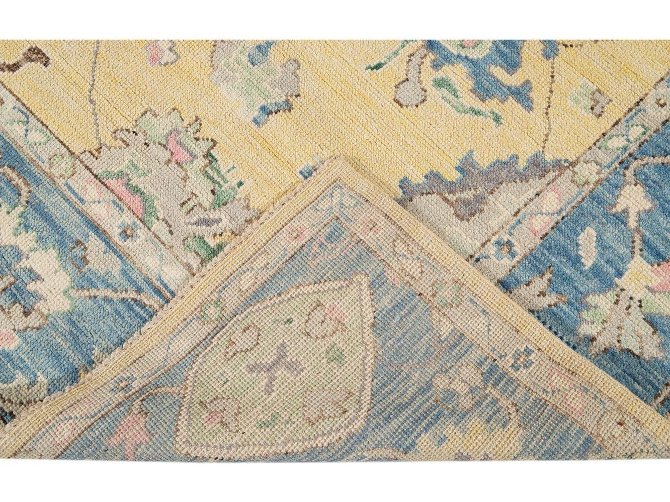 Modern Oushak Wool Rug 8 X 10