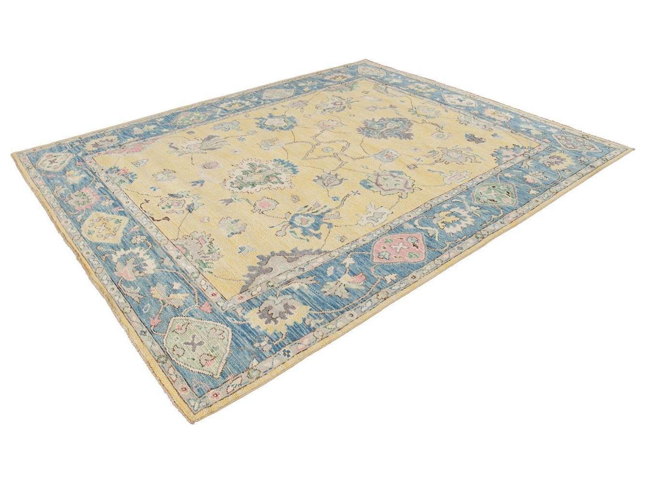 Modern Oushak Wool Rug 8 X 10
