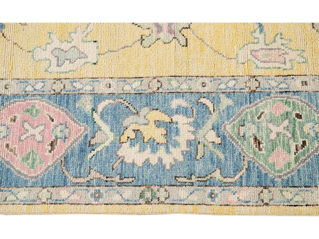 Modern Oushak Wool Rug 8 X 10