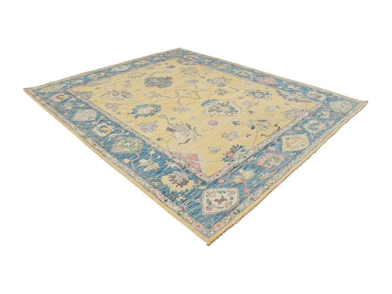 Modern Oushak Wool Rug 8 X 10