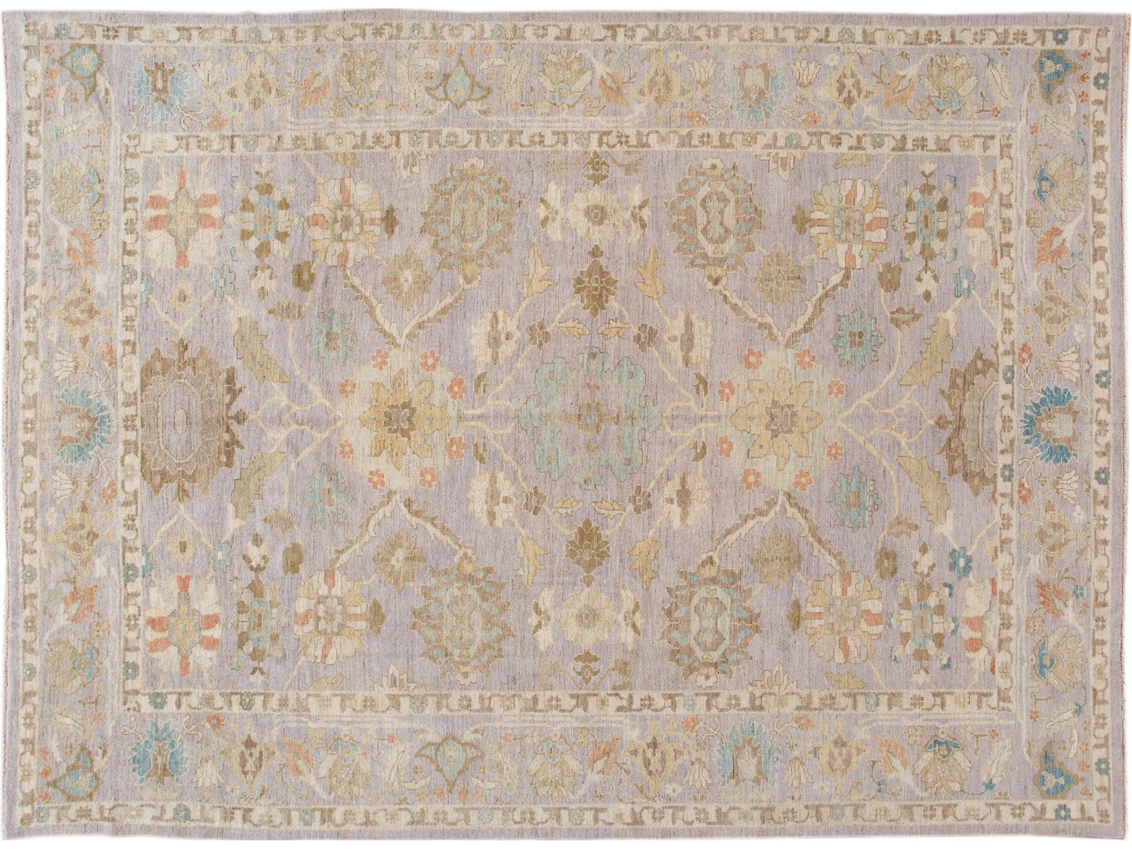 Modern Sultanabad Wool Rug 10 X 14