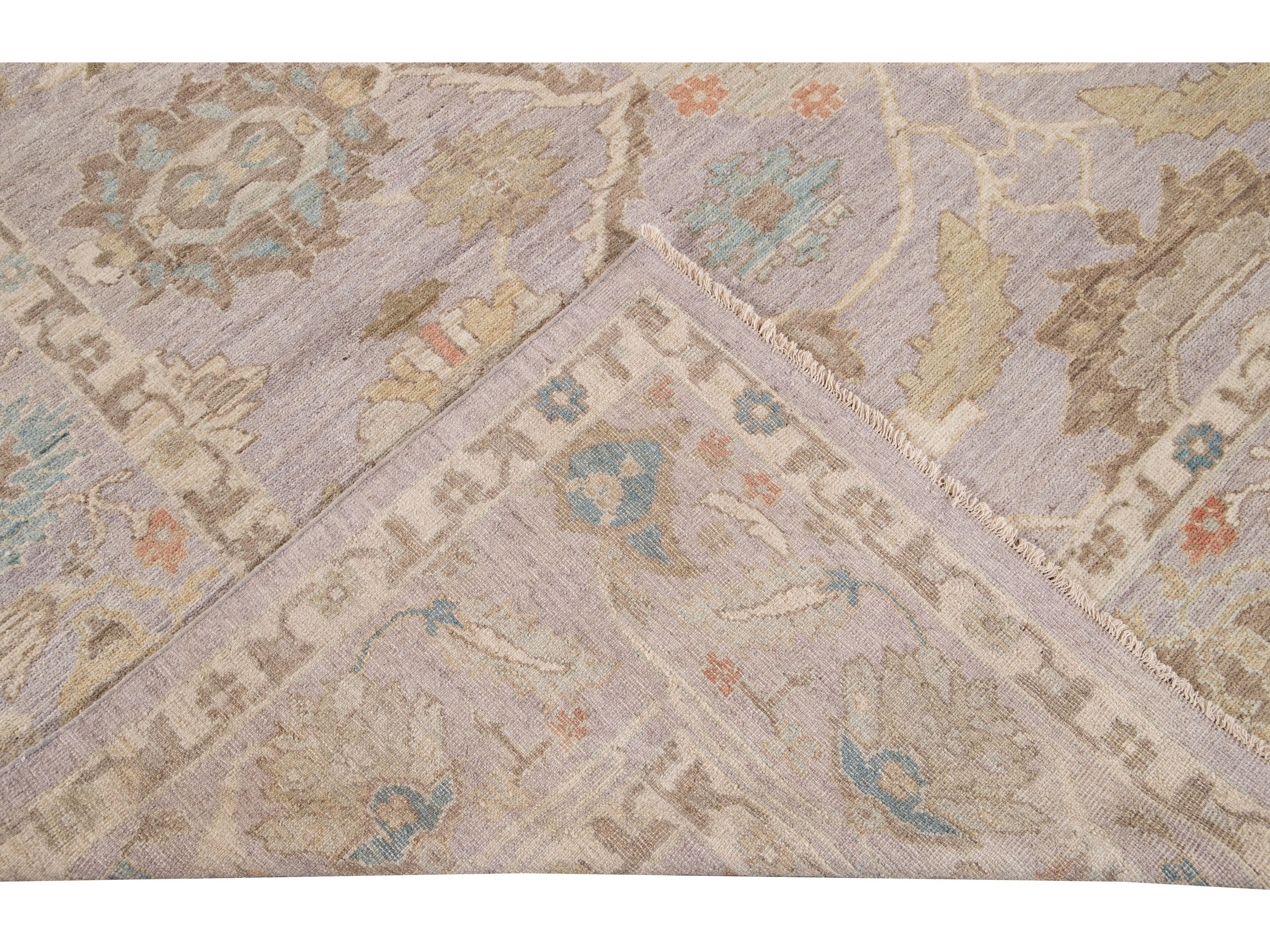 Modern Sultanabad Wool Rug 10 X 14