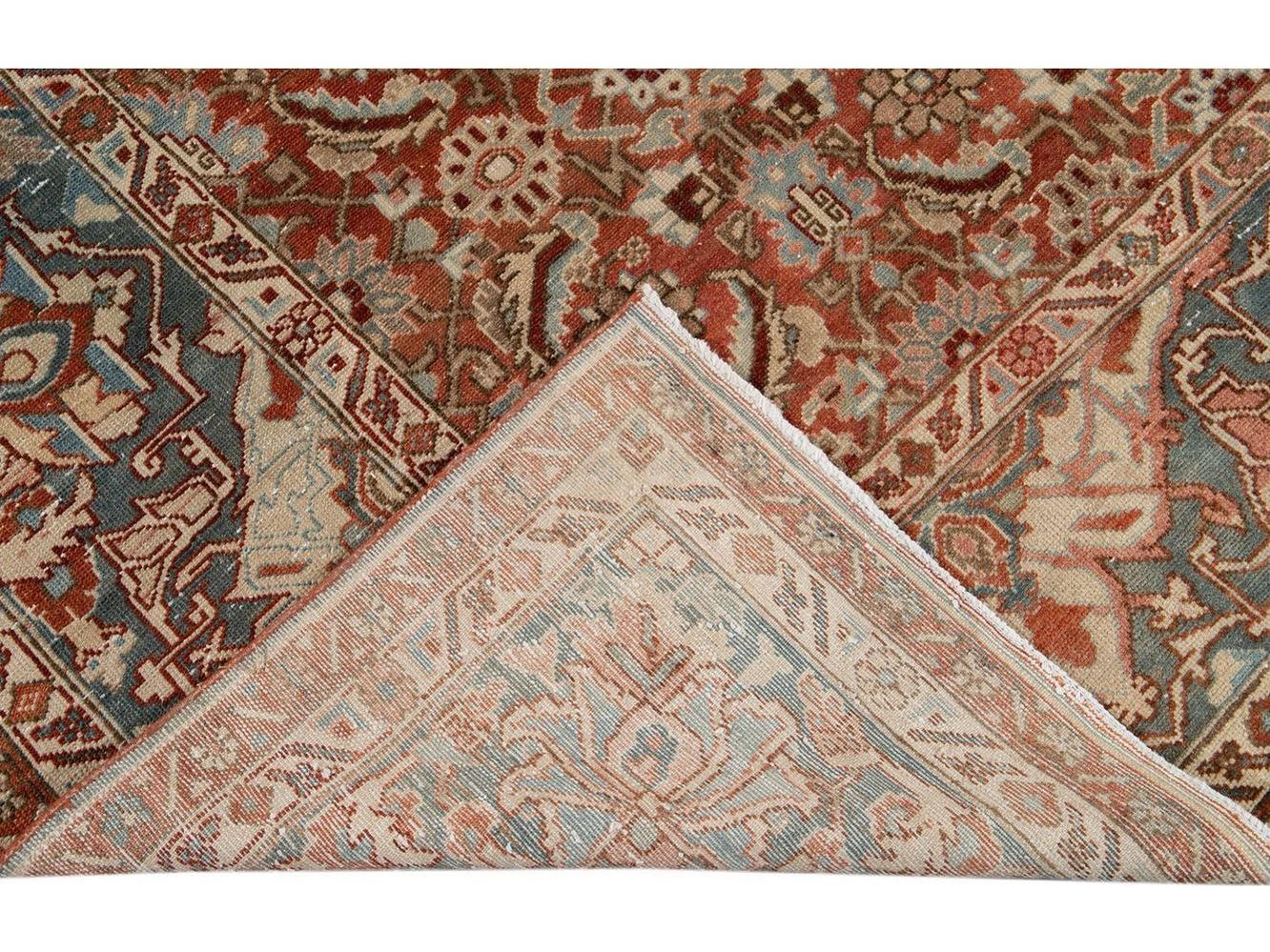 Vintage Malayer Wool Rug 9 x 12