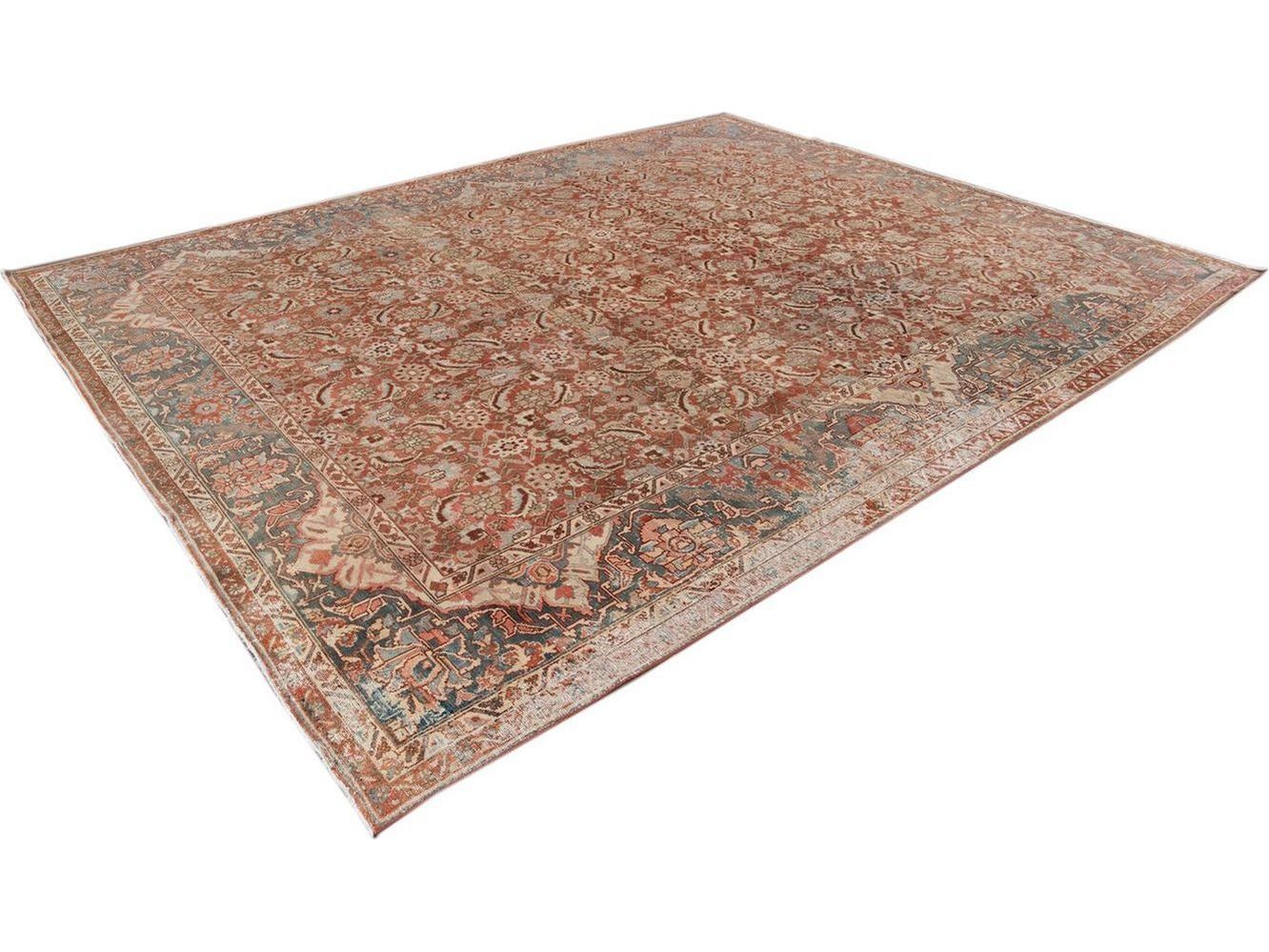 Vintage Malayer Wool Rug 9 x 12