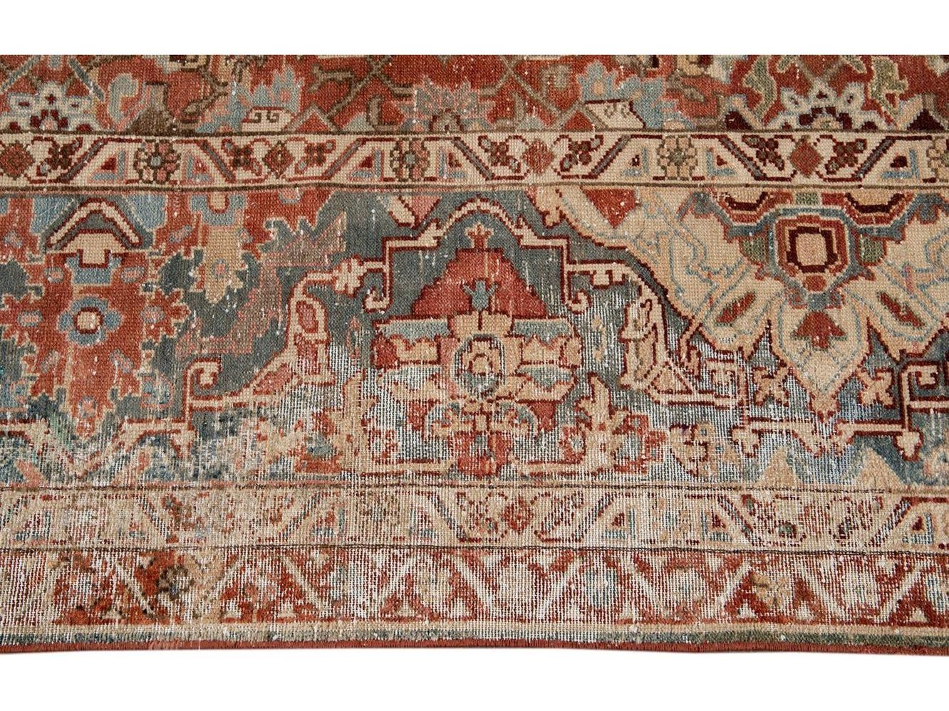 Vintage Malayer Wool Rug 9 x 12