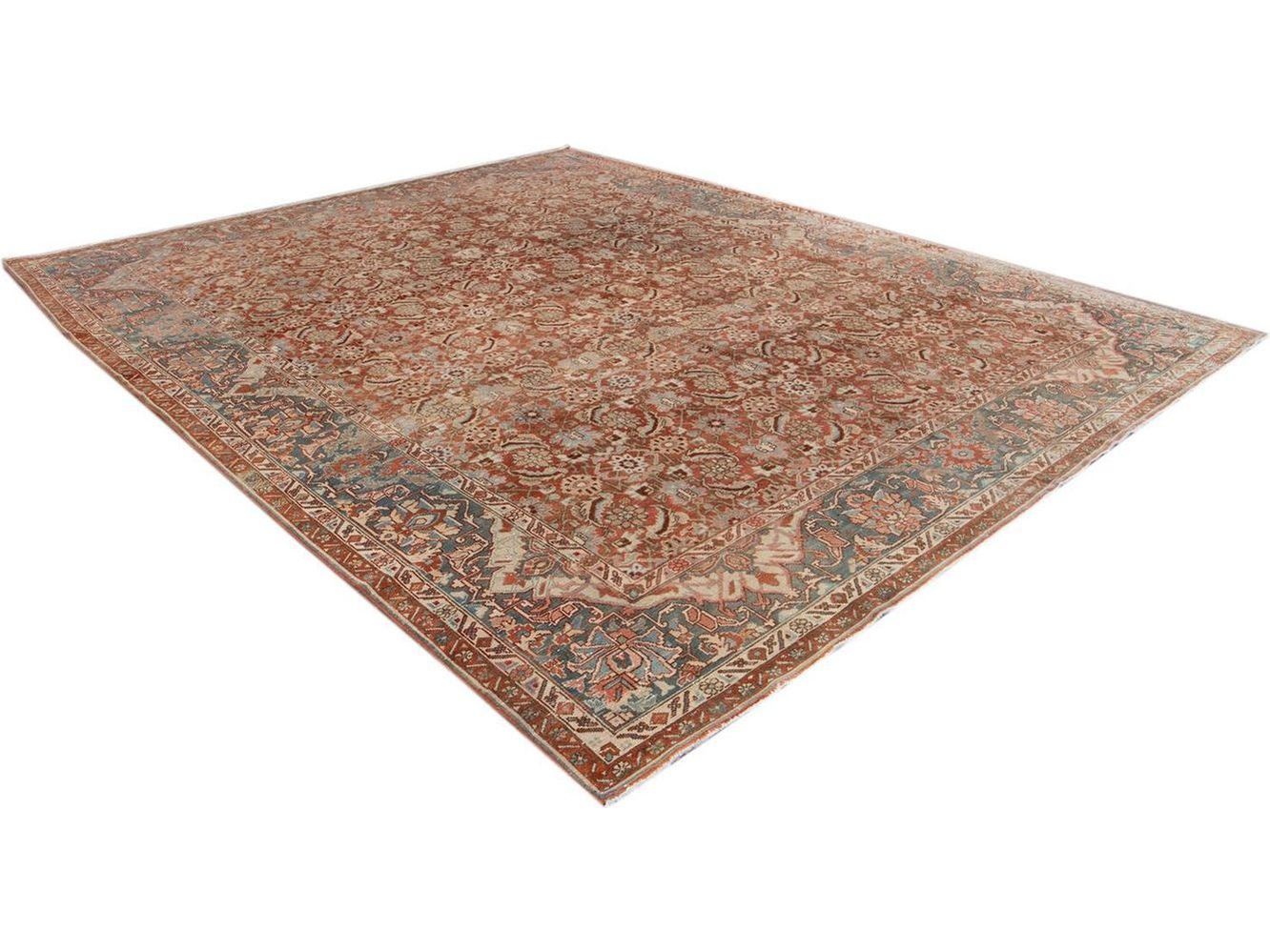 Vintage Malayer Wool Rug 9 x 12