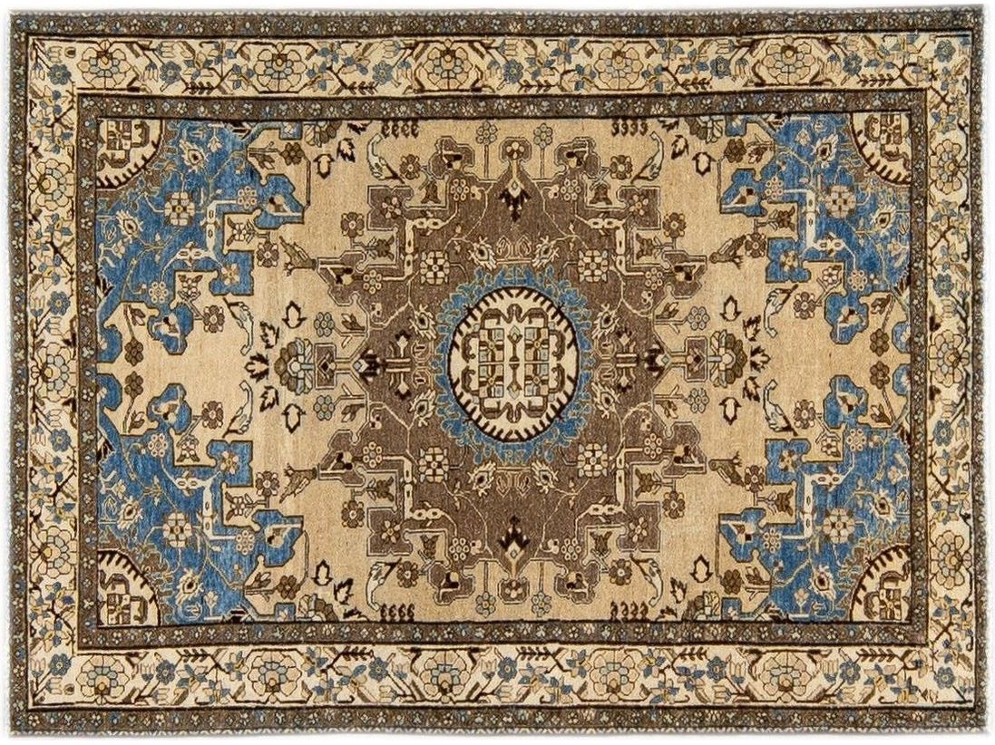 Antique Malayer Wool Rug 4 X 6