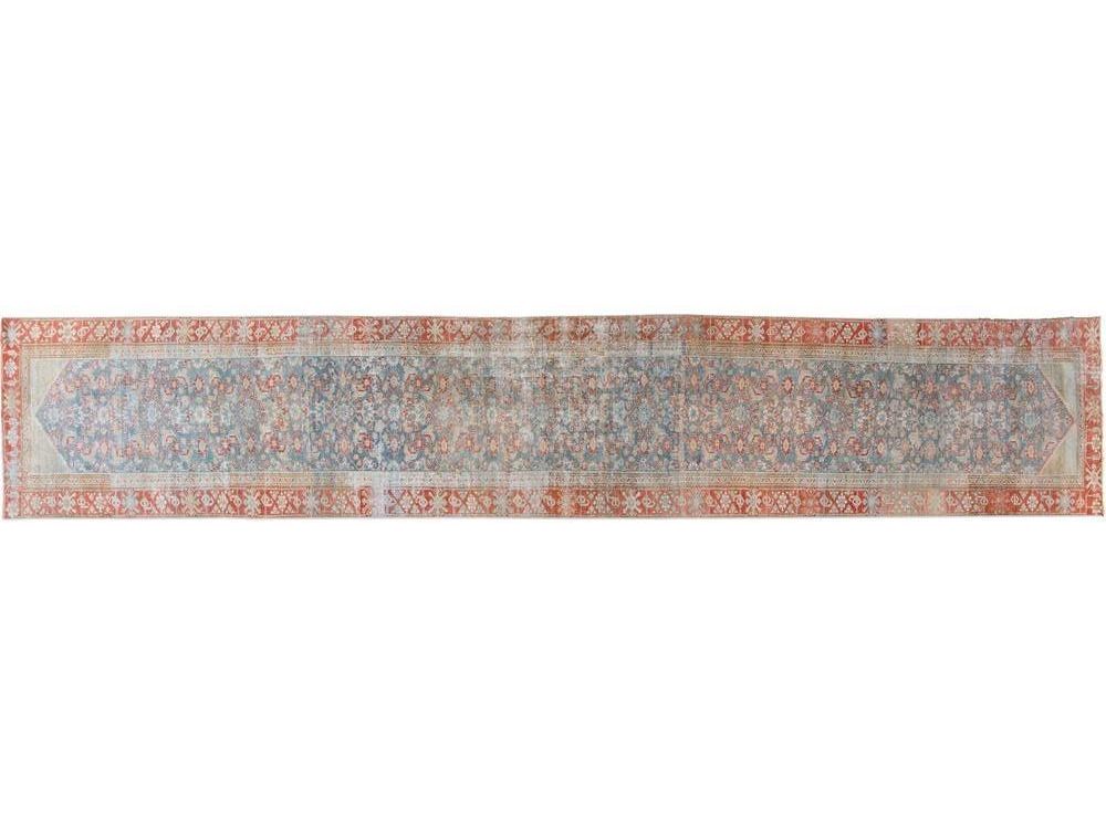 Vintage Malayer Wool Runner 3 X 17