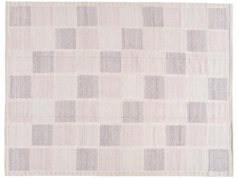 Modern Swedish Wool Rug 9 X 12